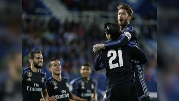 La Liga: Alvaro Morata helps Real Madrid stay at top, Lionel Messi inspires Barcelona to win over Sevilla