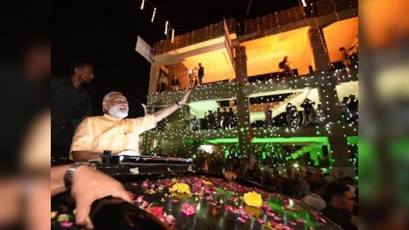 Narendra Modi in Surat: PM receives grand welcome in Patidar stronghold, will launch developmental projects