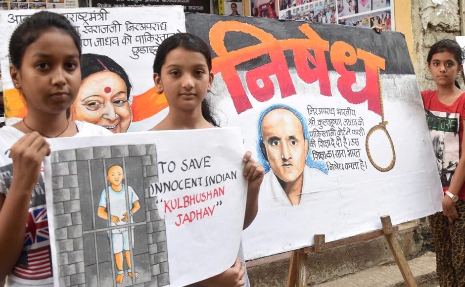 Pakistani authorities had reportedly arrested Jadhav in what they termed as a counter intelligence operation in Mashkal, Balochistan on 3 March, 2016. PTI Pakistani authorities had reportedly arrested Jadhav in what they termed as a counter intelligence operation in Mashkal, Balochistan on 3 March, 2016. PTI