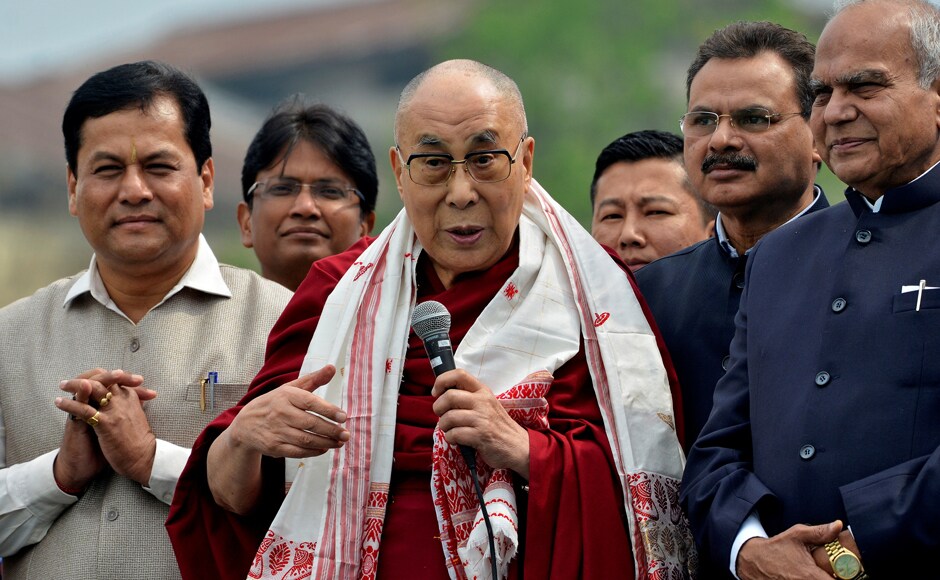 Tibetan spiritual leader the Dalai Lama began his nine-day northeast tour from Assam's Guhawati where he addressed a gathering during the Tibetan spiritual leader the Dalai Lama began his nine-day northeast tour from Assam's Guhawati where he addressed a gathering during the