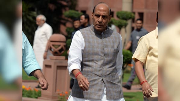 Rajnath Singh slams Farooq Abdullah for supporting stone-pelters, vows to 'transform' Kashmir within a year