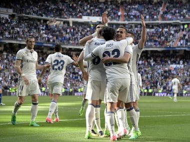 Real Madrid remain two points clear at the top of the La Liga charts. AFP