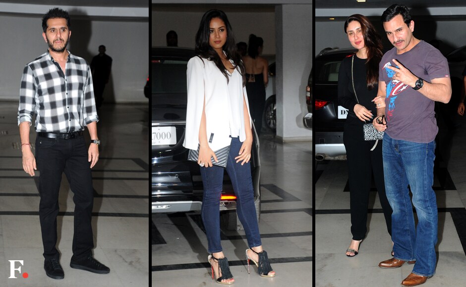 Ritesh Sidhwani, Mira Rajput, Kareena Kapoor and Saif Ali Khan. Sachin Gokhale/Firstpost Ritesh Sidhwani, Mira Rajput, Kareena Kapoor and Saif Ali Khan. Sachin Gokhale/Firstpost