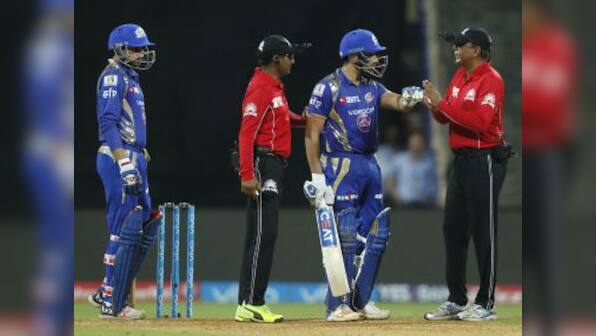 IPL 2017: MI captain Rohit Sharma fined 50 per cent match fee for showing dissent at umpire