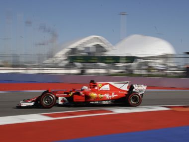 Russian Grand Prix: Sebastian Vettel leads a Ferrari 1-2 with Kimi Raikkonen in second practice Russian Grand Prix: Sebastian Vettel leads a Ferrari 1-2 with Kimi Raikkonen in second practice