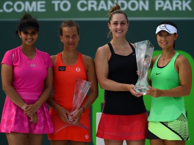 Miami Open: Sania Mirza-Barbora Strycova shocked by unseeded Gabriela Dabrowski-Xu Yifan in final Miami Open: Sania Mirza-Barbora Strycova shocked by unseeded Gabriela Dabrowski-Xu Yifan in final