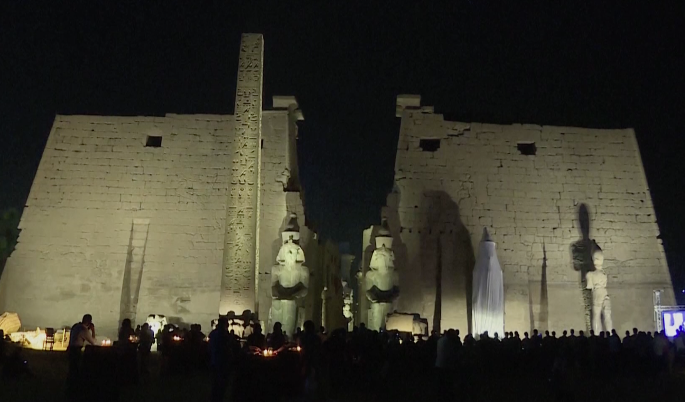 Watch: Restored statue of Ramses II unveiled in Egypt Watch: Restored statue of Ramses II unveiled in Egypt