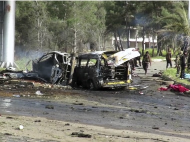 Syria car bombing suicide. Thiqa News Agency