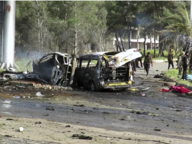 Syria suicide car bombing: Perpetrators were 'disguised' as aid workers, reveals UN Syria suicide car bombing: Perpetrators were 'disguised' as aid workers, reveals UN