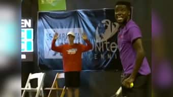 Watch: Loud love making from nearby apartment briefly interrupts tennis match in Florida