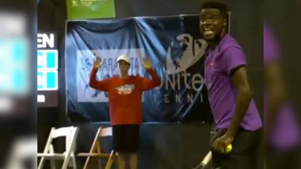 Watch: Loud love making from nearby apartment briefly interrupts tennis match in Florida