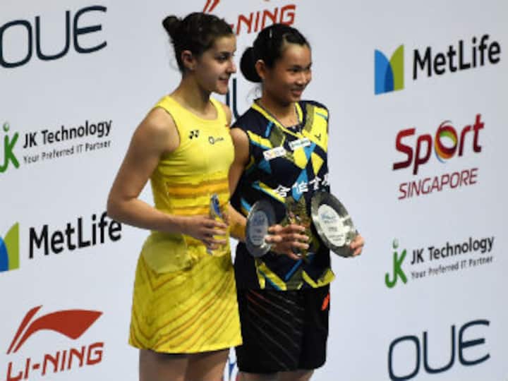 Singapore Open: Tai Tzu Ying trumps Carolina Marin to claim fifth consecutive Superseries title Singapore Open: Tai Tzu Ying trumps Carolina Marin to claim fifth consecutive Superseries title