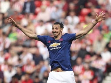 Zlatan Ibrahimovic has been in fine form this season for Manchester United. AFP