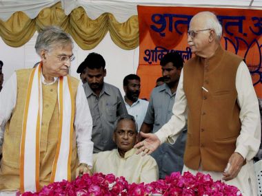 Babri Masjid and conspiracy charge against Advani, Joshi, Bharti: Top BJP leaders meet to discuss SC verdict Babri Masjid and conspiracy charge against Advani, Joshi, Bharti: Top BJP leaders meet to discuss SC verdict