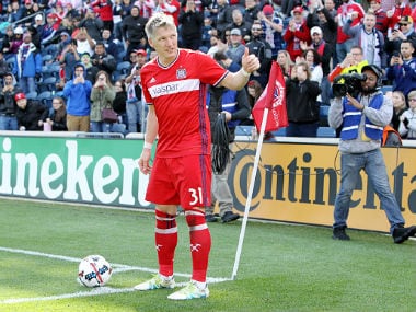 Bastian Schweinsteiger sad despite scoring on Major League Soccer debut