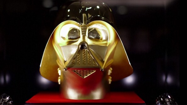 Watch: Japan is selling a gold Darth Vader mask