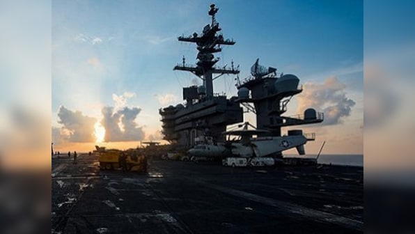 North Korea state media warns of nuclear strike as US warships approach