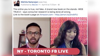 Now, do a Facebook Live 2-window chat with your friends !