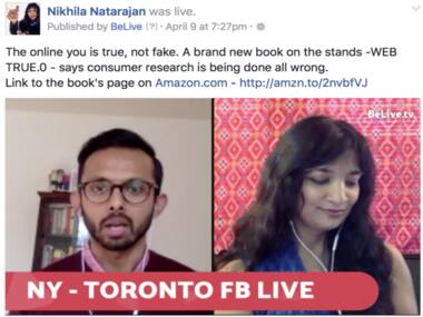 Now, do a Facebook Live 2-window chat with your friends !