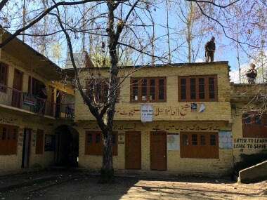 A polling station in a school in Budgam. Firstpost/ Sameer Yasir
