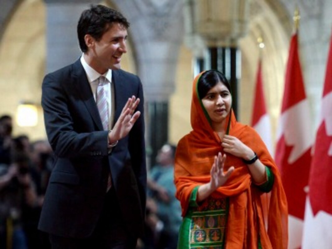 Malala Yousafzai becomes honorary Canadian, notes Justin Trudeau's tattoos-World  News , Firstpost