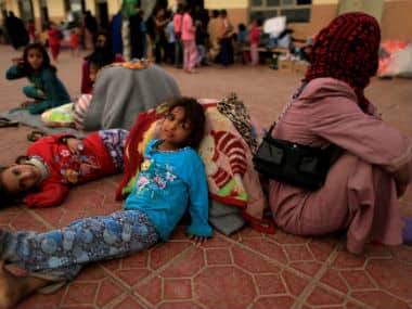 A file image of refugees in Mosul, Iraq. Reuters