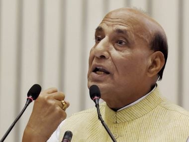 Home Minister Rajnath Singh. PTI