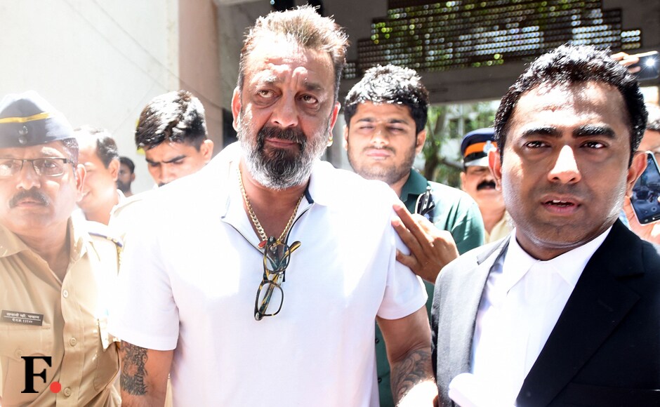 The court accepted his application and cancelled the arrest warrant, after which Sanjay Dutt quickly moved out of the court premises, avoiding contact with the media. Sachin Gokhale/Firstpost The court accepted his application and cancelled the arrest warrant, after which Sanjay Dutt quickly moved out of the court premises, avoiding contact with the media. Sachin Gokhale/Firstpost