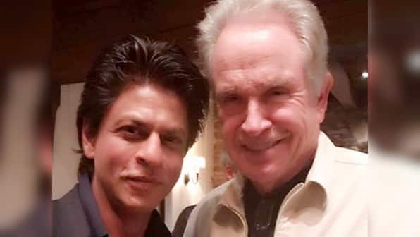 Shah Rukh Khan finally met his favourite Hollywood star,  Warren Beatty