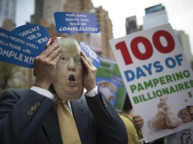 100 days of Donald Trump: An unhappy electorate has taken to the streets to resist 100 days of Donald Trump: An unhappy electorate has taken to the streets to resist