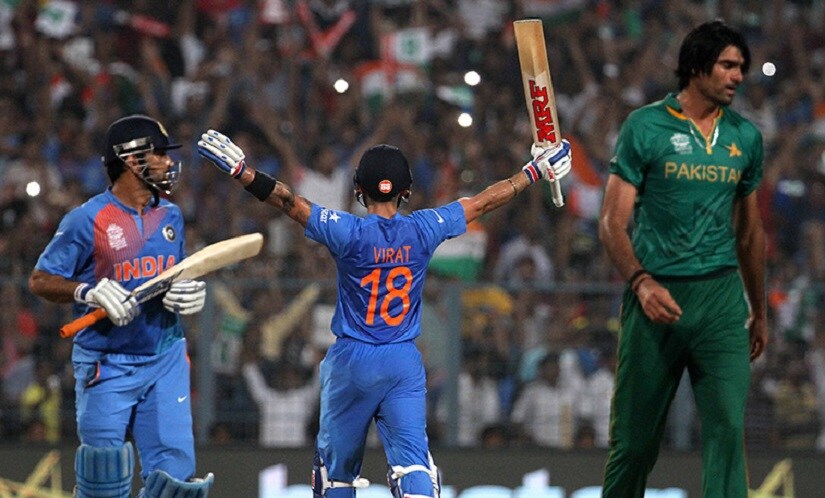 File image of Indian captain Virat Kohli playing against Pakistan. PTI