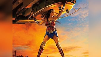 Wonder Woman poster: Gal Gadot looks effortless as she lifts military tank