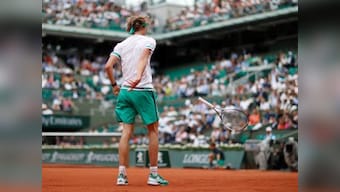 French Open 2017: Alexander Zverev admits he played 'absolute sh*t' but says first round exit no tragedy