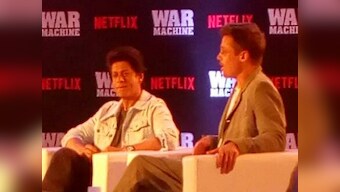 Brad Pitt in India to promote War Machine; discusses cinema, Bollywood with Shah Rukh Khan