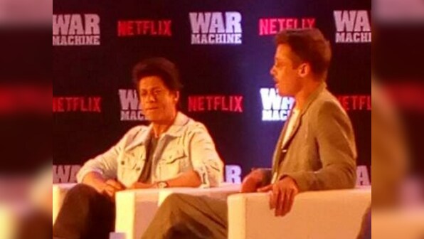 Brad Pitt in India to promote War Machine; discusses cinema, Bollywood with Shah Rukh Khan