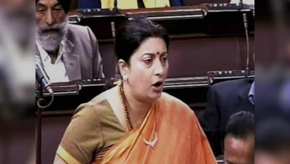 Smriti Irani says 'achhe din' are here, many have benefited from different Central schemes