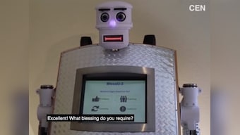 Meet BlessU-2: Unveiled to mark 500 years of Reformation, this robot 'priest' will forgive your sins in five languages