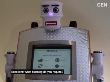 Meet BlessU-2: Unveiled to mark 500 years of Reformation, this robot 'priest' will forgive your sins in five languages Meet BlessU-2: Unveiled to mark 500 years of Reformation, this robot 'priest' will forgive your sins in five languages