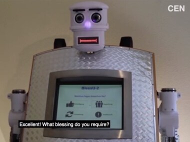 Meet BlessU-2: Unveiled to mark 500 years of Reformation, this robot 'priest' will forgive your sins in five languages