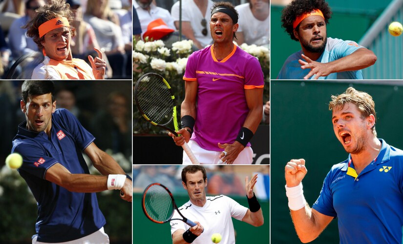 The main contenders for the title in the men's draw. Reuters