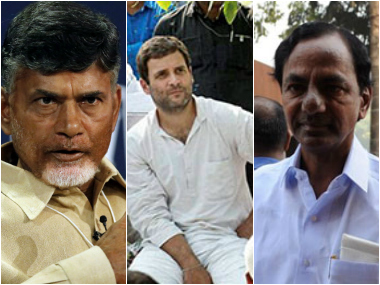 Will anti-Congress Telugu Desam Party ally with rival to checkmate K Chandrasekhar Rao in Telangana? Will anti-Congress Telugu Desam Party ally with rival to checkmate K Chandrasekhar Rao in Telangana?