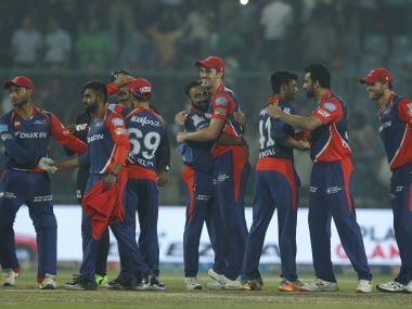 Delhi Daredevils players during IPL 2017. Sportzpics