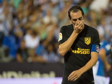 Atletico Madrid's defender Diego Godin. AFP