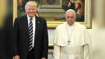 Donald Trump meets Pope Francis: Smiles paper over bitter past disagreements