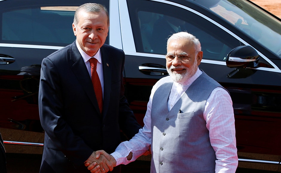 erdogan visits india