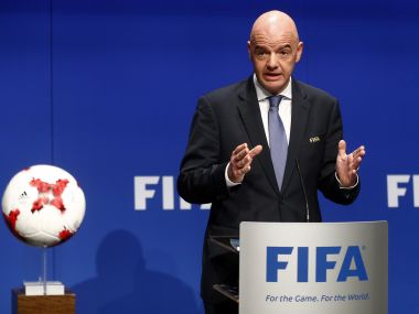 File photo of Gianni Infantino. Reuters