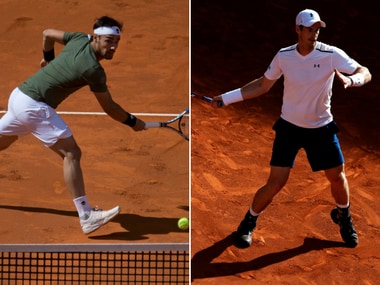 Fabio Fognini will face Andy Murray in the second round of Rome Masters. AP