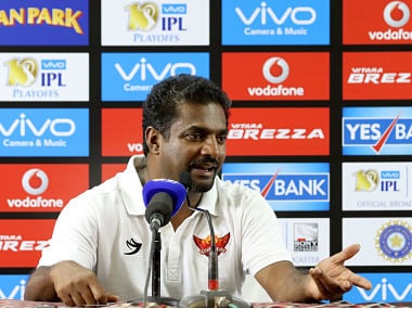 IPL 2017: SRH coach Muttiah Muralitharan insists team had a better chance against KKR if not for rain