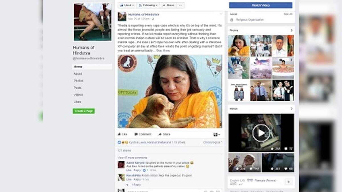 Humans of Hindutva founder shuts down Facebook page after reportedly