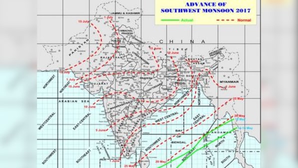Southwest Monsoon to make landfall on 30 May in Kerala, normal rainfall predicted: IMD